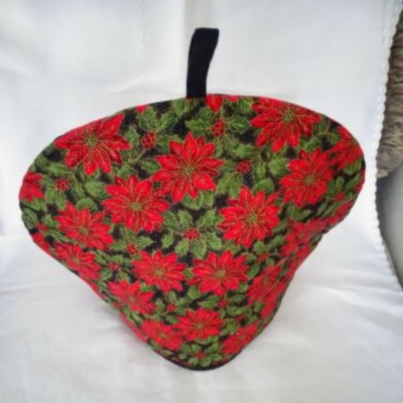 Christmas Poinsettia Tea Cozy Coldstream Creek Design - Picture 2 of 2